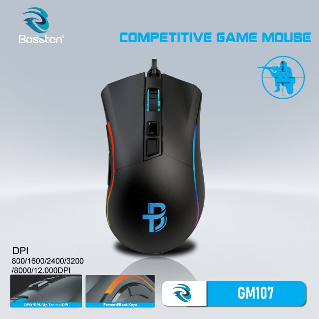 Mouse Bosston GM107 Gaming 12.000DPI